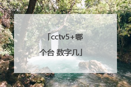 cctv5+哪个台 数字几